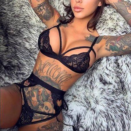 Fansy See Through Lingerie Sexy Women Underwear Transparent Bra Briefs Sets Lace Black Lingerie Exotic Sexy Costume Sex Shop