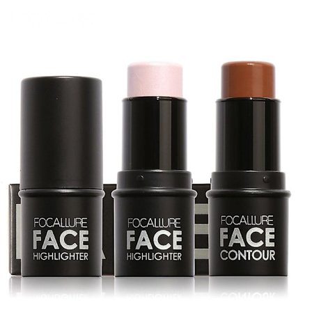 Focallure Highlighter Stick Ansiktsconcealer Konturering Bronzer Kontur Makeup /