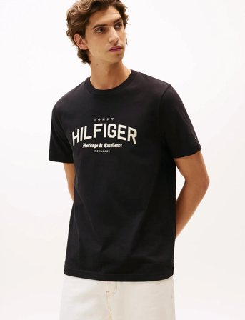 Tommy Hilfiger Hilfiger Arch Tee - Black - XXL