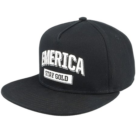 Emerica - Negro snapback Gorra - Team Stay Gold Black Snapback @ Hatstore