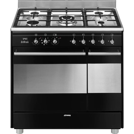 Smeg - Komfyr SCB92MN8 Svart