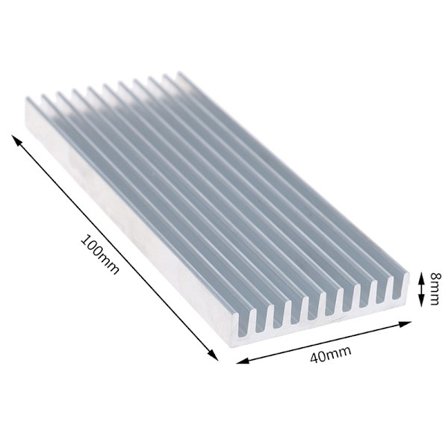 Suulakepuristettu alumiininen jäähdytyselementti tehokkaalle POWER -IC Chip Cooler Ra -jäähdyttimelle