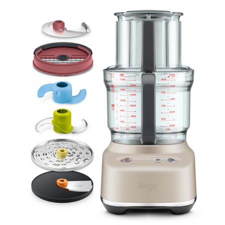 Sage SFP638ALM Paradice 9 køkkenmaskine, mandelnougat - Almond Nougat | KitchenOne