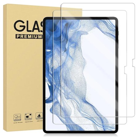 2 st 9H Härdat Glas Skärmskydd kompatibelt Samsung Galaxy Tab S7 S8 S9 FE Plus 12.4'' 11.0 S5E A7 S6 Lite Tab A 10.1 A8 A9 Plus