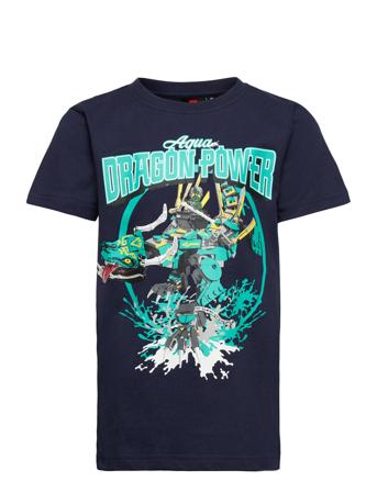 Lwtaylor 325 - T-Shirt Ss T-shirts Short-sleeved Marineblå LEGO Kidswear*Betinget Tilbud