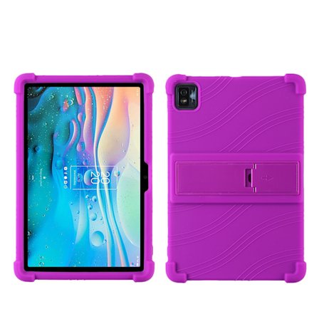 Silikonfodral med Ställ för TCL Tab 10S 10.1, Slitstarkt Skyddsfodral