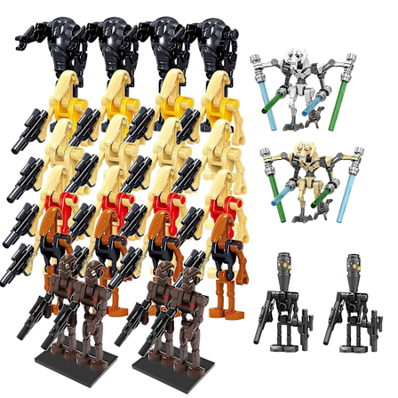 Star Wars Battle Droids Byggeklosser Sett Mini Actionfigurer Dukker Minifigurer Lekebord Dekorasjon For Fans