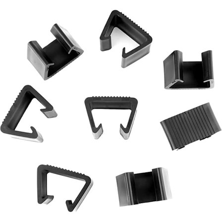 8 stk. Wicker møbelklemmer plast rotting sofa klemmer seksjonssofa justeringskontakt festeklemmer