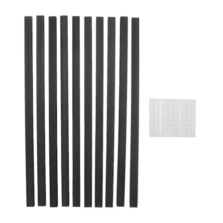 Kaffekapselholder DIY selvklebende kaffekapsler oppbevaring benkmontert kaffekapselholder for Nespresso svart