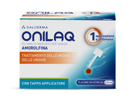 Onilaq Smalto Unghie 1 Flacone Vetro 2,5 ml 5% Con Tappo