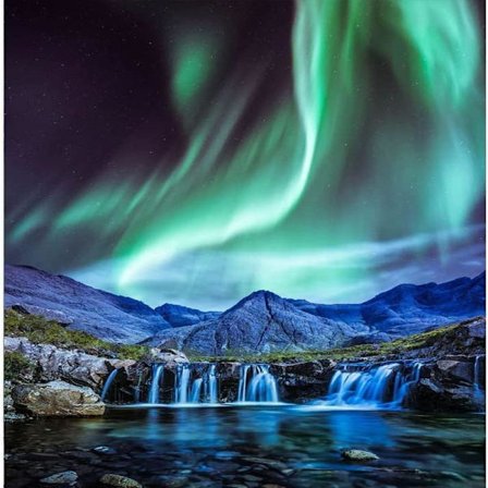 30x40cm, Aurora Diamantmaling 5d diamantmalt rhinestones broderi lerret