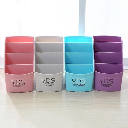 Multifunktionel PP Multi-celle Skrivebords Opbevaringsboks Organizer