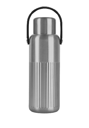 Sagaform Theo termos Kök & matlagning Unisex Silver ø9x27cm 1l