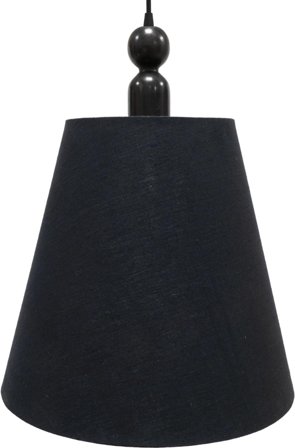 Halvor Bakke Rivonia Taklampe lin-sort Ø50