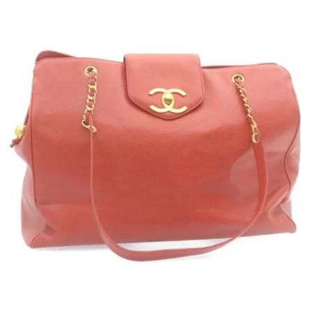 Chanel Vintage, Pre-owned Shoulder Bag Rood, Dames, Maat:ONE Size,leer