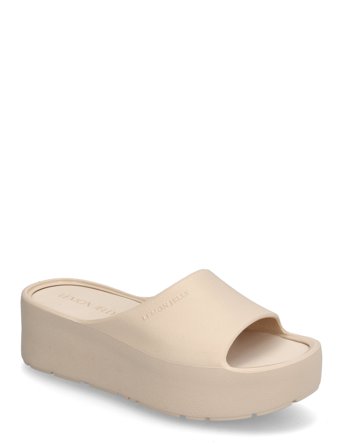 Sunny Desert Shoes Sandals Flat Sandals Beige Lemon Jelly