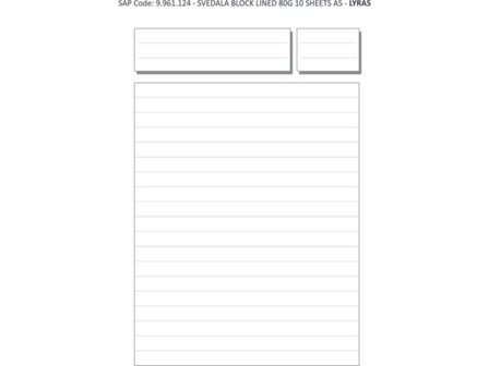 LYRECO Konferensblock A5 - Lyreco - Kontorsmaterial - Block och anteckningsböcker - Block övriga