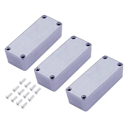 1590A Alumiininen Kitaraefektipedaalikotelo 92x38x31mm Raaka Valettu Stomp Box Kitaraefekteille