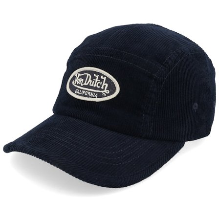 Von Dutch - Ble 5panel Czapka Z Daszkiem - Oval Patch Black Velour 5-Panel @ Hatstore