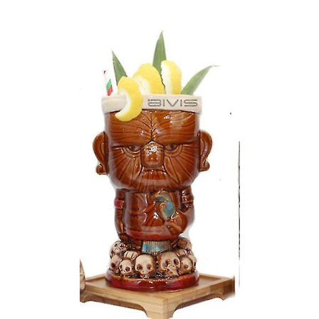 Mug Tiki Tumblers Keramiska Hawaiianska Partymuggar Glas