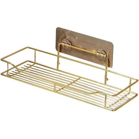 Rustfrit badeværelseshylde i rustfrit stål, håndklædeholder til badeværelset, fri slag, væghængt toiletopbevaringshylde, badeværelsesudstyrssæt D