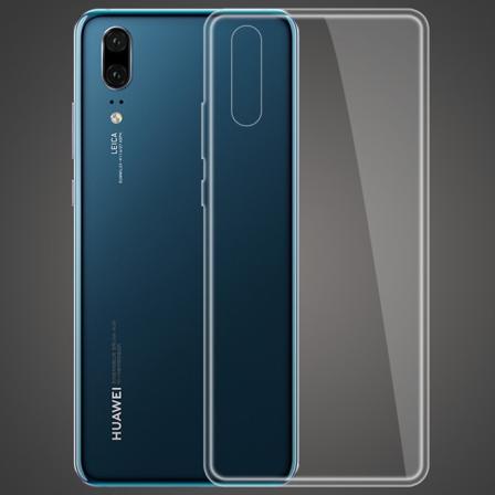 Huawei P20 Pro - gennemsigtig skal + hærdet beskyttelsesglas