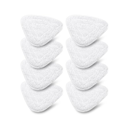 8 kappaleen vaihtopäällisten sarja Vileda Steam- ja Vileda Steam Plus -höyrymoppeihin, mikrokuituiset höyrymoppitarvikkeet