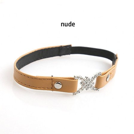 1 par (2 stk) høyhælte skolisser hæler skospenne NAKEN NAKEN