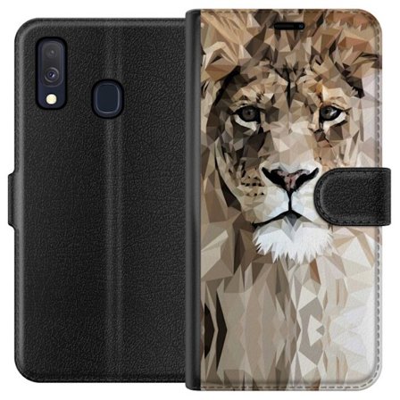 Kompatibelt Plånboksfodral till Samsung Samsung Galaxy A40 Lejon
