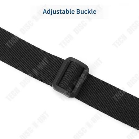 Justerbar nylonpolstret ryggsekk for reise, 65-105 cm, støtter 25 kg[D]