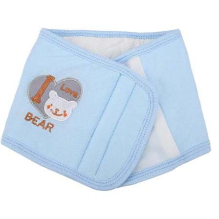 Mjuk bomull för baby Söt tecknad cover Håller varmt cover i 1-3 år (blå) Blå