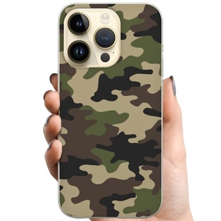 Yhteensopiva Puhelinkuori Apple Apple iPhone 14 Pro Metsä camo