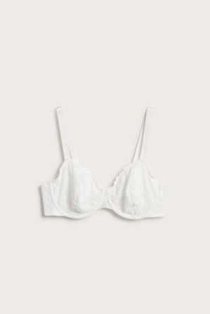Kappahl | Bygel-bh i stretchig spets | Offwhite