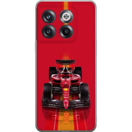Yhteensopiva Puhelinkuori OnePlus OnePlus 10T Ferrari Formula 1 -auto ikonisessa punaisessa muotoilussa urheilullisella tarkkuudella