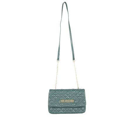 Love Moschino, Small Crossbody BAG Blauw, Dames, Maat:ONE Size