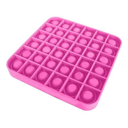 Pop It Fidget Bubble Square - Rosa Rosa