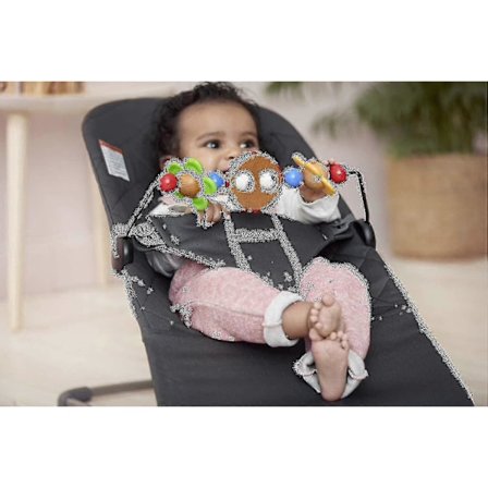 Baby Gynge Stol med Matchende Plastiklegetøj, Søvn Hjælpende Musik Legetøj