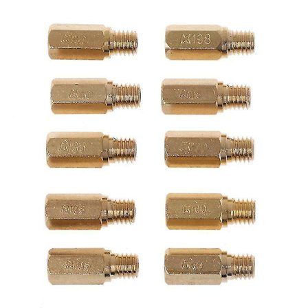 10pcs Carburetor Main Jet Slow Pilot Jet Kit Motorbike Parts For Pwk Oko Cvk