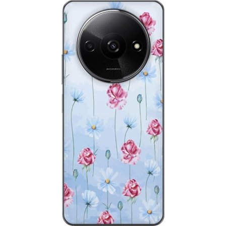 Kompatibel Mobilcover til Xiaomi Redmi A3 Petal Reverie Sky Blue