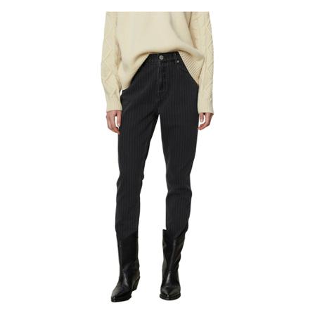 2Ndday, Straight Trousers Zwart, Dames, Maat:W33