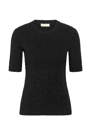 Inwear Dagna Lurex T-Shirt T-shirts Dam Svart S