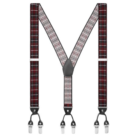 Vexel | Bourgogne Ternede Seler til mænd - Clip-on seler