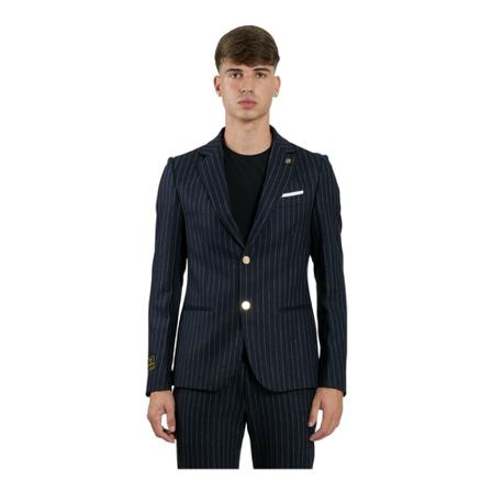 Daniele Alessandrini Formal Blazers Blå, Herre Jakkesæt Blazer