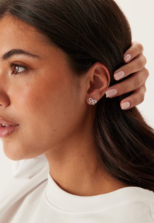 BY JOLIMA-Crystal Bow Earring-Onesize