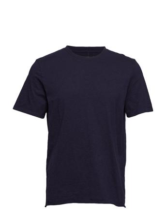 Bass Slub Tee T-shirts Short-sleeved Blå NEUW*Betinget Tilbud