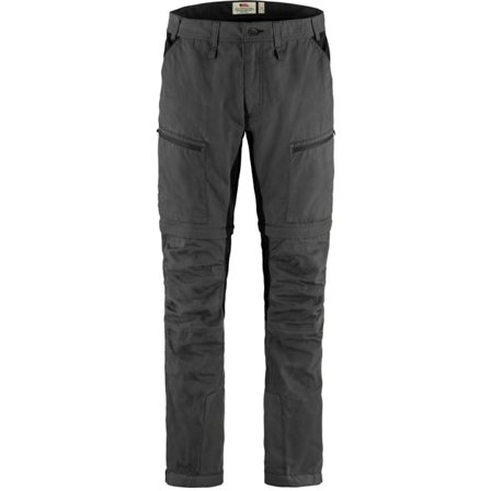 Fjällräven Abisko Lite Trekking Zip-off Long 46 - male - Dark Grey-Black - Trekking Pantalons