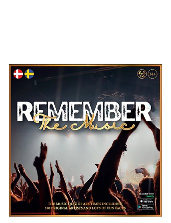 Asmodee Remember The Music Dk/Se - Black - ONE SIZE
