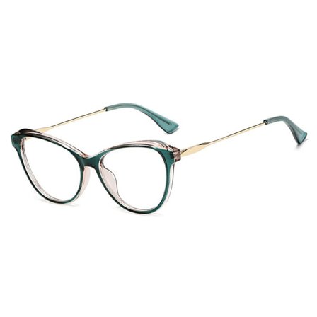 Anti-Blue Light Glasögon Fyrkantiga Glasögon GRÖN