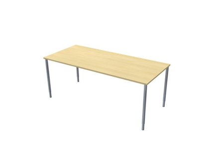 LANAB DESIGN Skrivbord Fristående 180x80cm björklam/grå - Lyreco - Kontorsmöbler och inredning - Bord och hurtsar - Skrivbord - Fasta