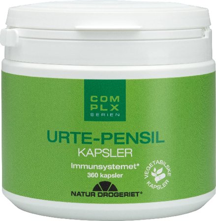 Natur Drogeriet Urte-Pensil 360 kaps., Helse & Madvarer, Ingredienser, Urter